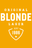 Original Blonde Lager logo with 'Est. 1986' on a yellow background