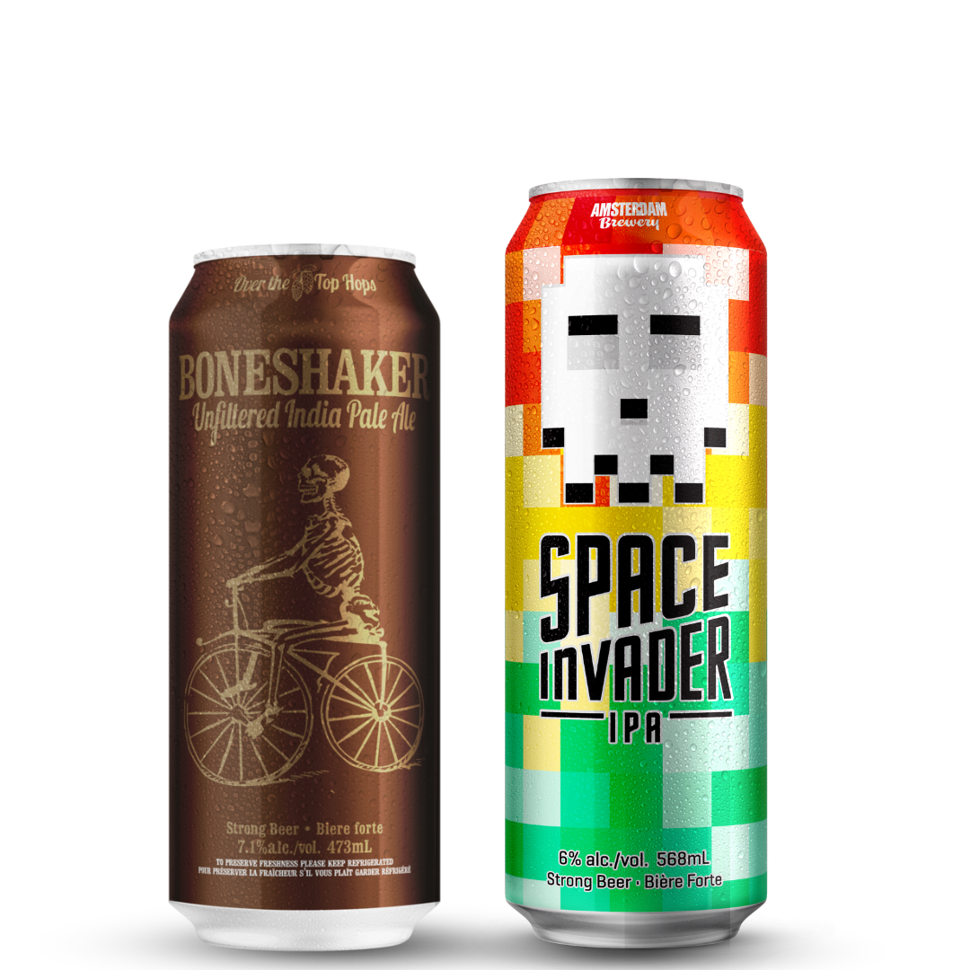 Boneshaker 473 mL & Space Invader 568 mL IPA Mix Pack