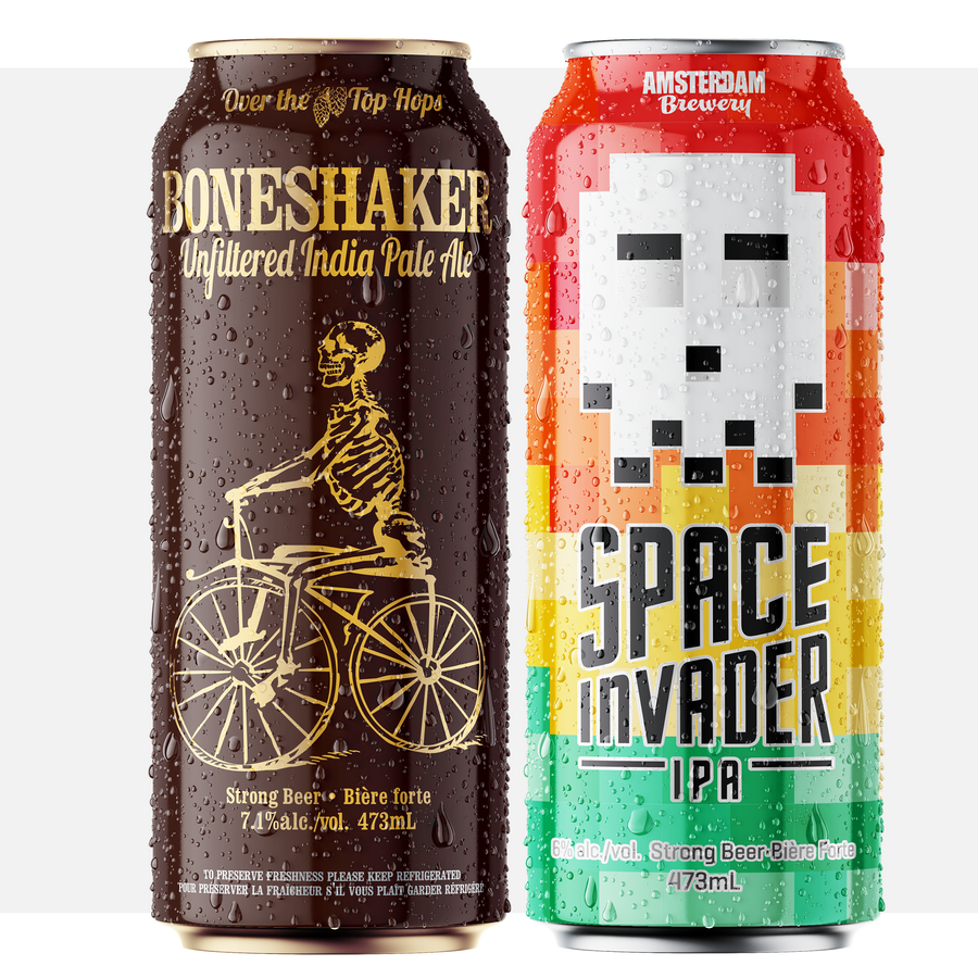 Boneshaker & Space Invader IPA Mix Pack 25 Pack* Amsterdam Brewery Shop